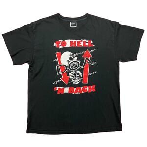 2000s D.O.A To Hell and Back Talk Punk Rock Band Large Chaser Hardcore T-Shirt